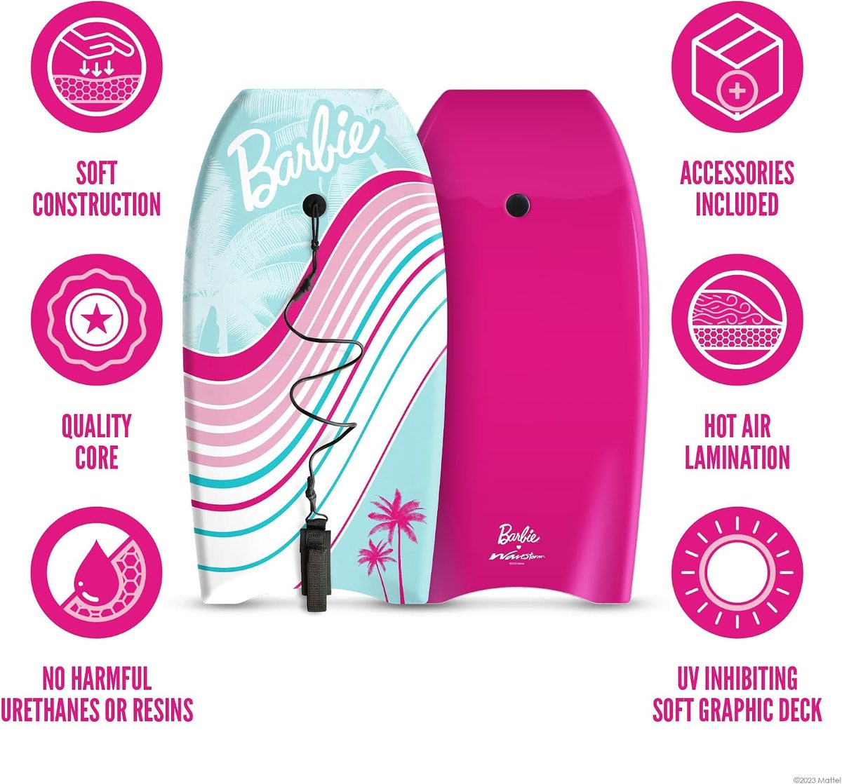Barbie Signature 36in Bodyboard by Wavestorm — view 5