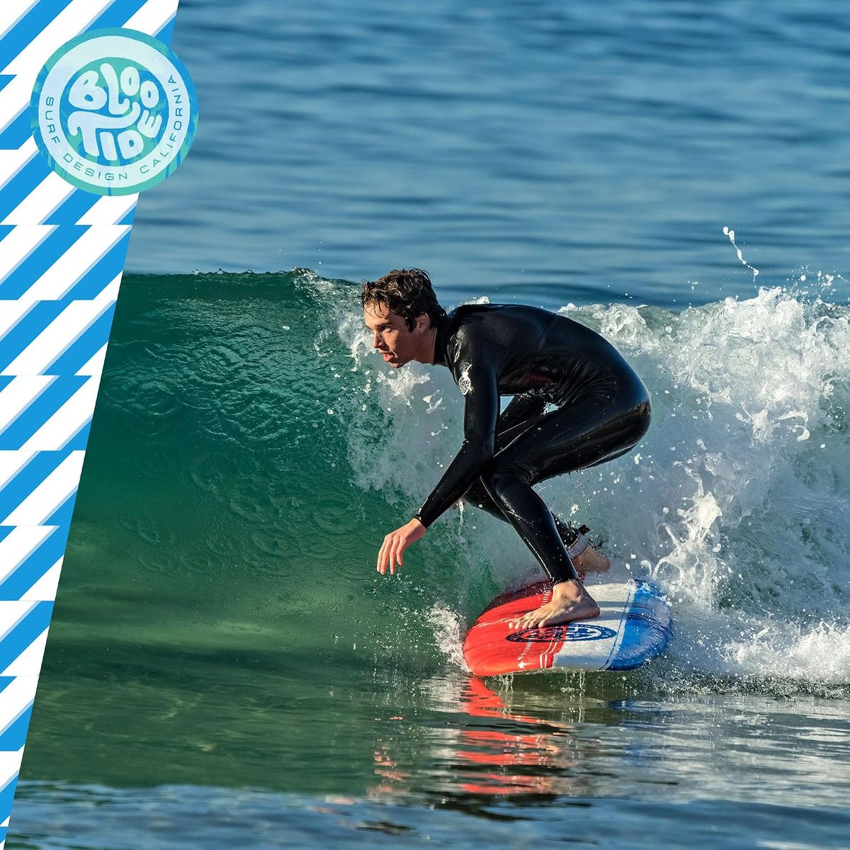 Bloo Tide 6ft Swallow Tail Soft Surfboard — view 2