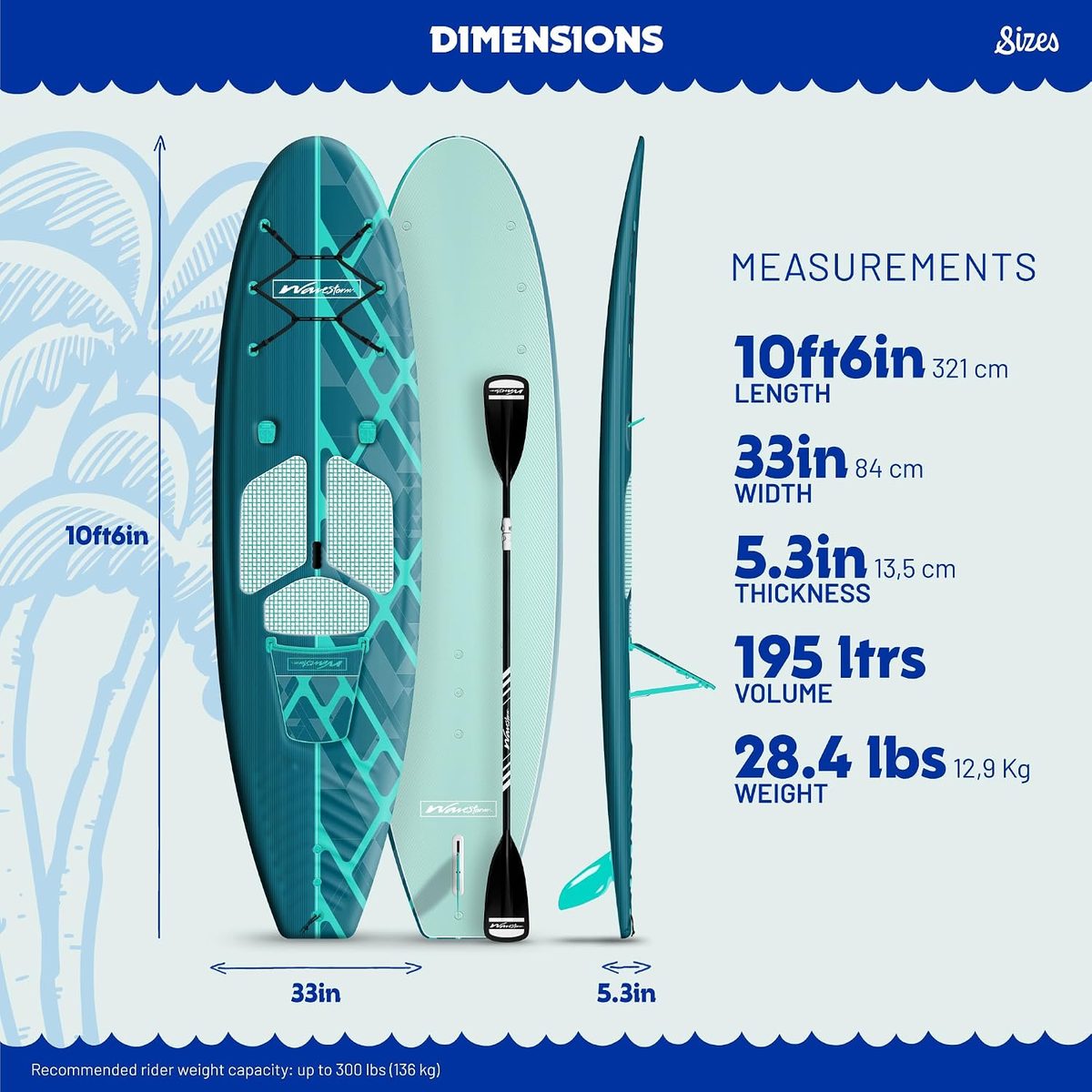 Wavestorm 10'6" SUP Kayak Hybrid — view 4