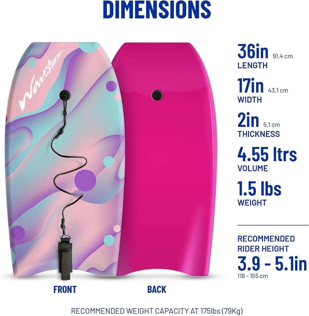Wavestorm 36in Bodyboard 2-Pack — view 4