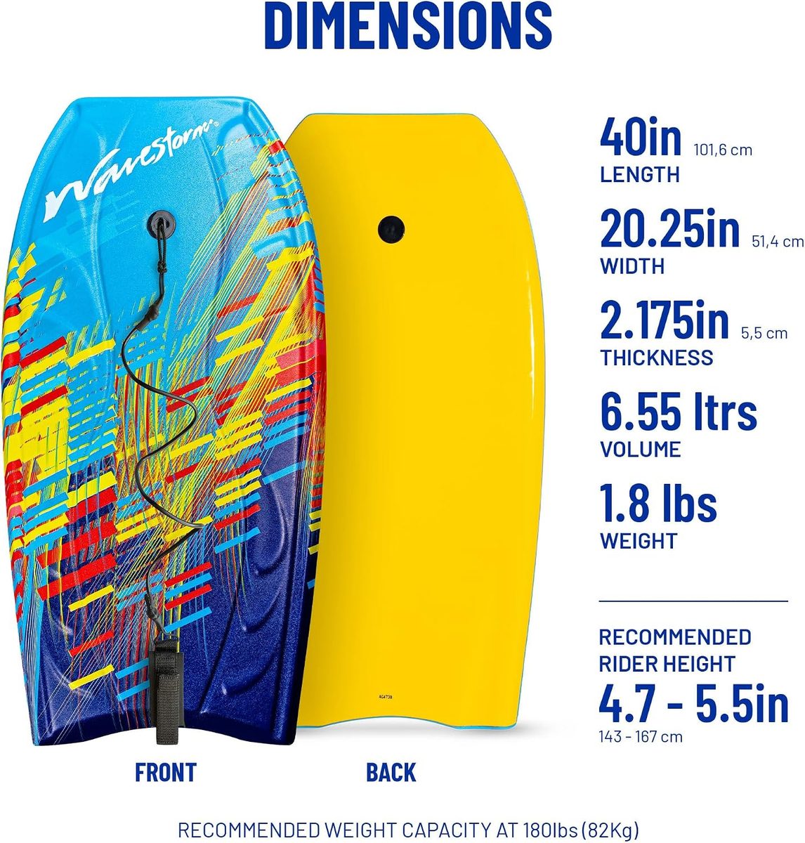 Wavestorm 40in Bodyboard 2-Pack — view 4
