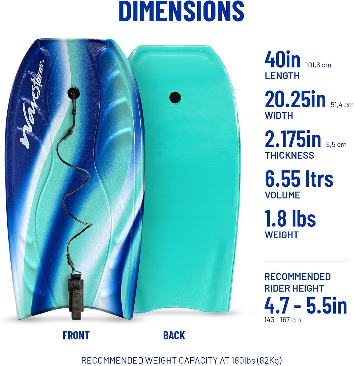 Wavestorm 40in Complete Bodyboard 2-Pack — view 4