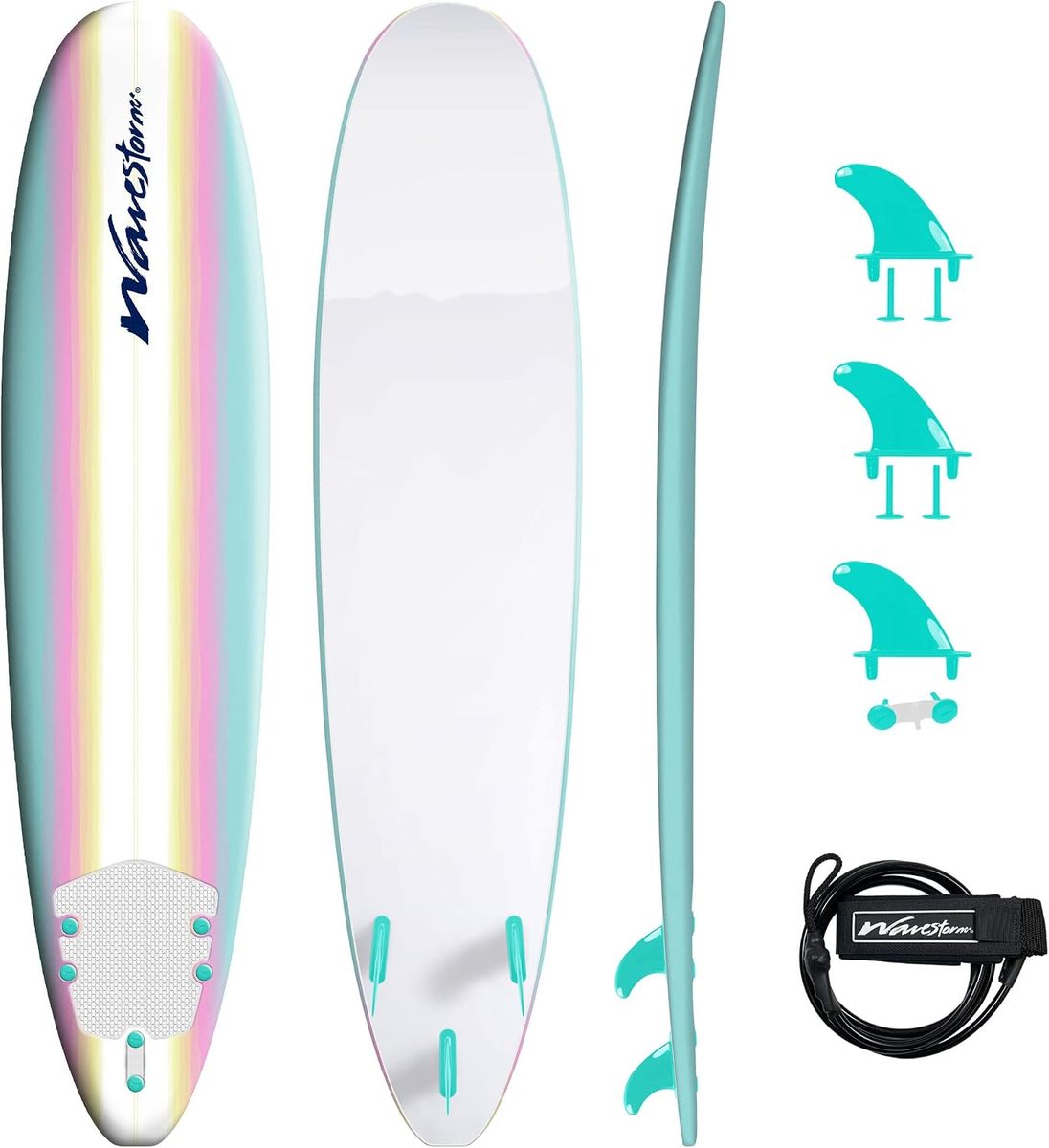 Wavestorm 8ft + 7ft Classic Surfboard Set — view 2