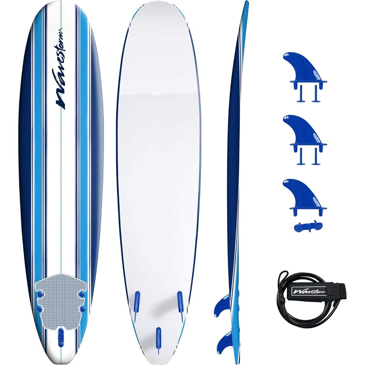 Wavestorm 8ft Surfboard with Accessories